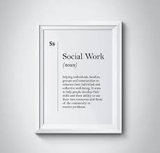 Social Work Definition Print Social Worker Gift Coworker Gift Etsy Gifts For Coworkers Social Worker Gifts Social Work