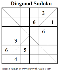 Themed crossword puzzles with a human touch. Diagonal Sudoku Or Sudoku X