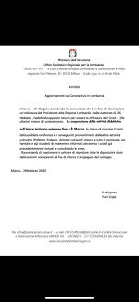 Coronavirus Gli Aggiornamenti In Tempo Reale Scuole Chiuse Da Domani In Tutta Italia E Ufficiale Edscuola
