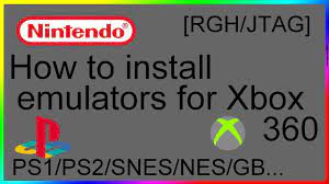 How To Install Emulators For Xbox 360 Snes Nds Ps1 Rgh Jtag Youtube