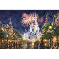 Disney walt disney world thomas kinkade main street usa fireworks 1000 piece puzzle. Thomas Kinkade Walt Disney World Main Street U S A Jigsaw Puzzle Puzzle Haven