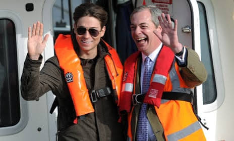 Nigel Farage to lead pro-Brexit flotilla up Thames | Brexit | The Guardian