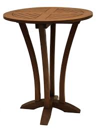 30 Inch Round Eucalyptus Bar Table Round Bar Table Wood Bar Table Outdoor Pub Table
