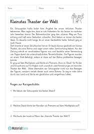 Leseverstandnis 4 klasse arbeitsblatter pdf / ich benutze sie als leseverständnis in der 3. Kurzgeschichten Materialguru