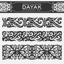 Model kebaya batik dayak memiliki seni motif batik yang khas sebagai solusi terbaik untuk gaya fashion batik kamu. Premium Vector Set Dayak Ethnic Pattern Indonesian Batik Pattern