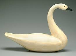 435 Carved And Painted Wooden Goose Lot 435 Carving Wooden Porch Decorating