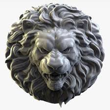 Lion Statue 3d Models For Download Turbosquid In 2020 Statue Lion Lion Head