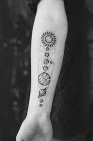 Black And White Space Tattoos For Men Tumblr Nlz78nqxqk1r4xwo9o1 500 Jpg 500 750 Planet Tattoos Solar System Tattoo Cool Forearm Tattoos