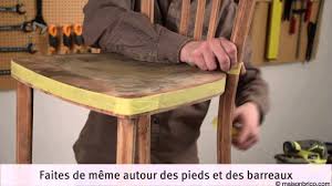 Pour peindre vos chaises en bois, commencez par préparer la surface.si vous remarquez des trous sur la chaise, n'hésitez pas à les reboucher en. Repeindre Une Chaise Bistrot Youtube