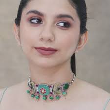 Buy Gold Plated Silver Necklace Online