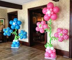 The kit contains all the materials needed for 3. Baby Shower Flower Balloon Columns Easy Flower Balloon Pillars