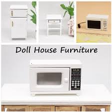 It only requires 700 watts of electricity. Doll House Mini Microwave Oven Dollhouse Furniture Accessories Miniatures Scene 1 12 Kids Toy For Barbie Wish