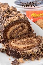 Peanut Butter Cup Cake Roll Crazy For Crust Recipe Cake Roll Recipes Cake Roll Desserts