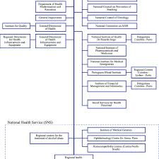 Organizational Chart Of Ministry Of Health Structure