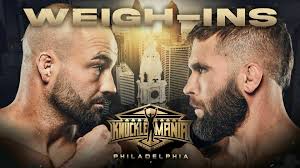KNUCKLEMANIA V WEIGH-IN RESULTS, PHOTOS AND VIDEO FROM PHILADELPHIA, PA