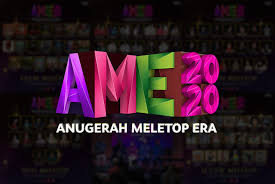 Anugerah meletop era 2020 (#ame2020) merupakan anugerah anjuran rancangan hiburan meletop dan radio era. Senarai Pencalonan Awal Top 20 Bagi Anugerah Meletop Era 2020
