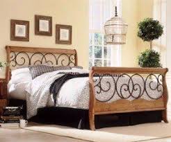 Wood And Wrought Iron Bedroom Sets Ideas On Foter Oak Bedroom Furniture Bed Styling Oak Bedroom