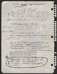 Check spelling or type a new query. Lot Detail Bruce Springsteen Handwritten Thunder Road Studio Notes