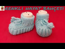 Iki Sisle Kolay Bebek Patigi Modeli Yapilisi Videolu Aciklamali Bebek Bebek Bot Ve Bebek Patik