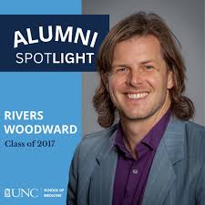 ALUMNI SPOTLIGHT ✨🩺 Say hello to Dr. Rivers Woodward, a 2017 graduate of  our MD program 👋 We're so fortunate to have Rivers serving the state in  Western North Carolina!
