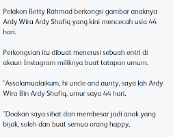 See more of betty rahmad on facebook. Betty Rahmad Kongsi Gambar Anak Di Hari Terakhir Berpantang Comelnya Tengok Dulu Baru Tahu