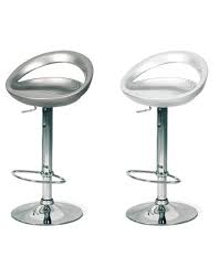 Des chaises hautes originales, confortables et trendy. Tabouret De Bar Blanc Ou Gris Design Lotus Lot De 2