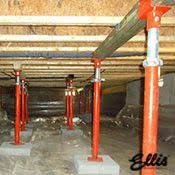 Screw Jacks Jack Posts Lally Columns House Jacks Monoposts Ellis Manufacturing Co Old Home Remodel House Foundation Lally Columns
