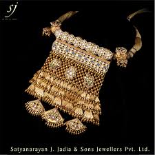 Satyanarayan J Jadia Sons Jewellers Pvt Ltd 5 Sejal Shopping Center Opp Lal Bunglow C G Gold Jewelry Fashion Rajputi Jewellery Antique Jewelry Indian