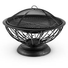 Tulip Brasero O 75cm Grill Protection Etincelles Metal Bruni Brasero De Jardin Brasero Foyers En Beton