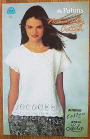Whether you're looking to knit beautiful cardigans and jumpers or cosy blankets, baby gifts and essential winter woollies, you'll find the perfect knitting pattern for you. Patons Naturally Cotton Ladies Sweater Knitting Book No 701 Patons Cotton D K Patons Leila Knitting Books Sweaters For Women Knitting