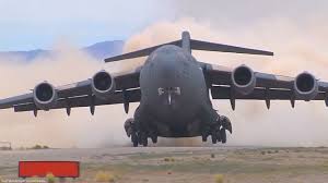 Military transport aircraft are vital for warfighting operations. Us Military C 17 And C 130 Military Transport Aircraft Pilots Conducting Take Off And Landings Youtube