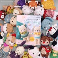  'Les petits animaux de Khuc  Cay" aux éditions Eyrolles pour faire renard au crochet, élèphant au crochet