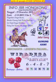 Info Jbr Hk 19 Desember 2019