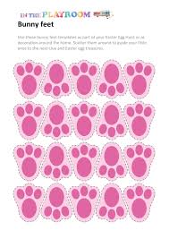 free printable bunny feet template download free printable gallery