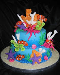 Today i'm making orange, yellow, and white coral, but the color possibilities are endless! Better Picture Of Coral Reef Cake Seashells Ocean Beach Ocean Cakes Ocean Birthday Cakes Sea Cakes