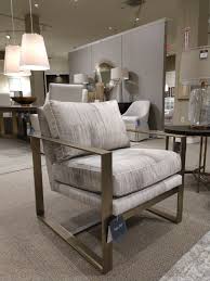 Bassett Design Consultant Molli Young S Product Of The Day The Modern Maren Accent Chair Brushed Stainless Steel Living Room Designs Upholstered Chairs Chair