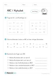 Abc Alphabet Lernen Materialguru