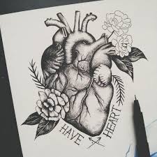Have Heart Heart Tattoo Designs Heart Drawing Creative Tattoos