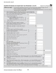 Some information entered in a worksheet is rolled over to the next year's worksheet. Qualified Dividends And Capital Gain Tax Worksheet 2019 Fill Out And Sign Printable Pdf Template Signnow