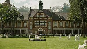 The building itself and the area around it have been completely renovated after being a ruin for a cure for wellness is a play on the word aquifer which is used to make the patients well in the movie. A Cure For Wellness Filming Locations And Set Design Architectural Digest