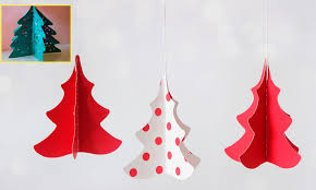 Arbol De Navidad En 3d Manualidades Infantiles Con Cartulina