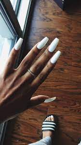 Pin By Savage On Nails Shiny Nails Designs White Acrylic Nails Gel Nails