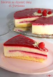 Bavarois Chocolat Blanc Et Framboises Postres Navidenos Bocadillos Dulces Reposteria Fina