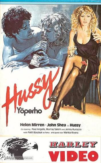 Hussy (1980) Finnish vhs movie cover