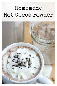 In a saucepan or pot, whisk together the cocoa powder, sugar, and salt. Homemade Hot Cocoa Mix Num S The Word
