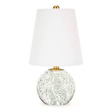 Sparkling reflections and transparent nuances make crystal lamps suited for office, home, or bedroom. Mini Lamps Regina Andrew Detroit