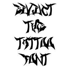 Pin On Tattoo Font