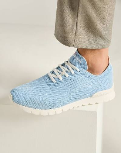 Fits Cotton Knit Sneakers Sky Blue Cotton Knit Upper