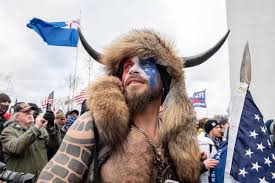 The qanon shaman who wore fur and a horned helmet during the january 6 united states capitol insurrection said his actions were not an attack on the us in his first interview since his arrest on thursday as authorities raise alarms about a possible attack on march 4. Baked Alaska The Qanon Shaman Who Led The Storming Of The Capitol Us Capitol Breach The Guardian