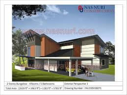 Plan bumbung rumah banglo setingkat. Design Pelan Rumah Banglo 2 Tingkat Koleksi Terkini 2021